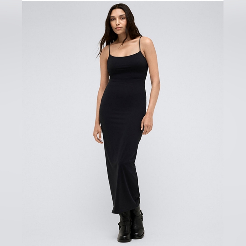 KENNETH COLE WOMEN'S ATHLETIC STRETCH SLIP MAXI DRESS SIZE MEDIUM NWT